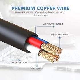 Powseed 90W charger packaging includes AC cord and adapter