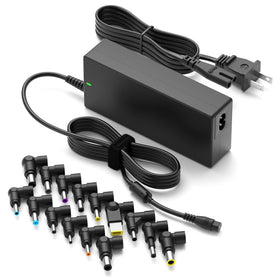 Powseed 90W universal charger front view enabling versatile compatibility.
