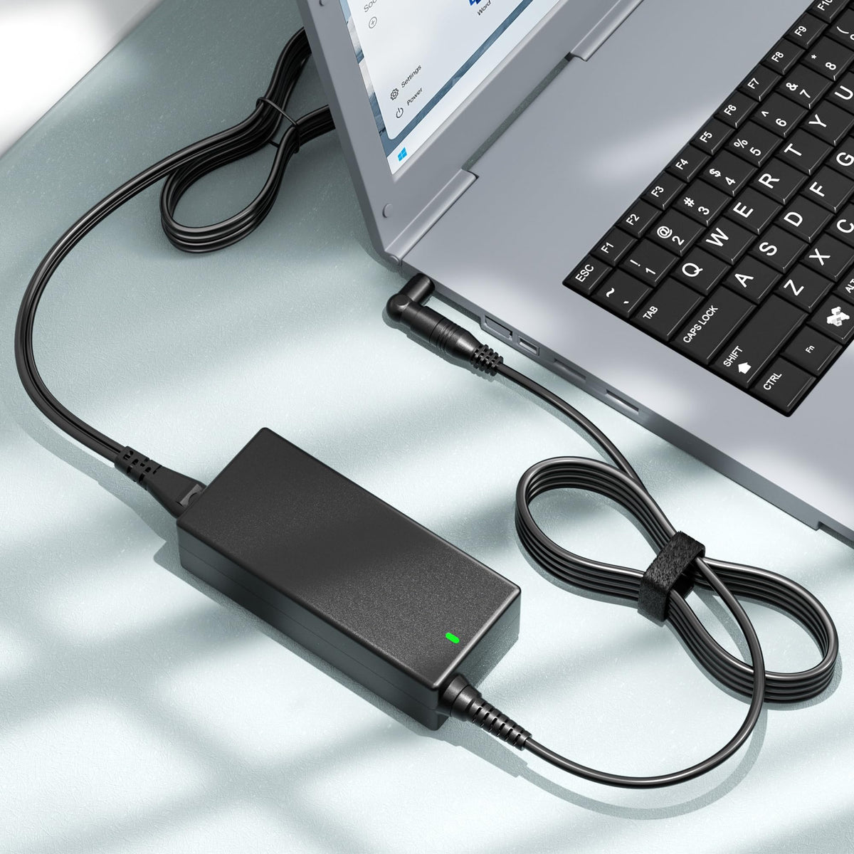 Powseed universal charger supports Acer, Asus, Lenovo, Gateway, Toshiba.