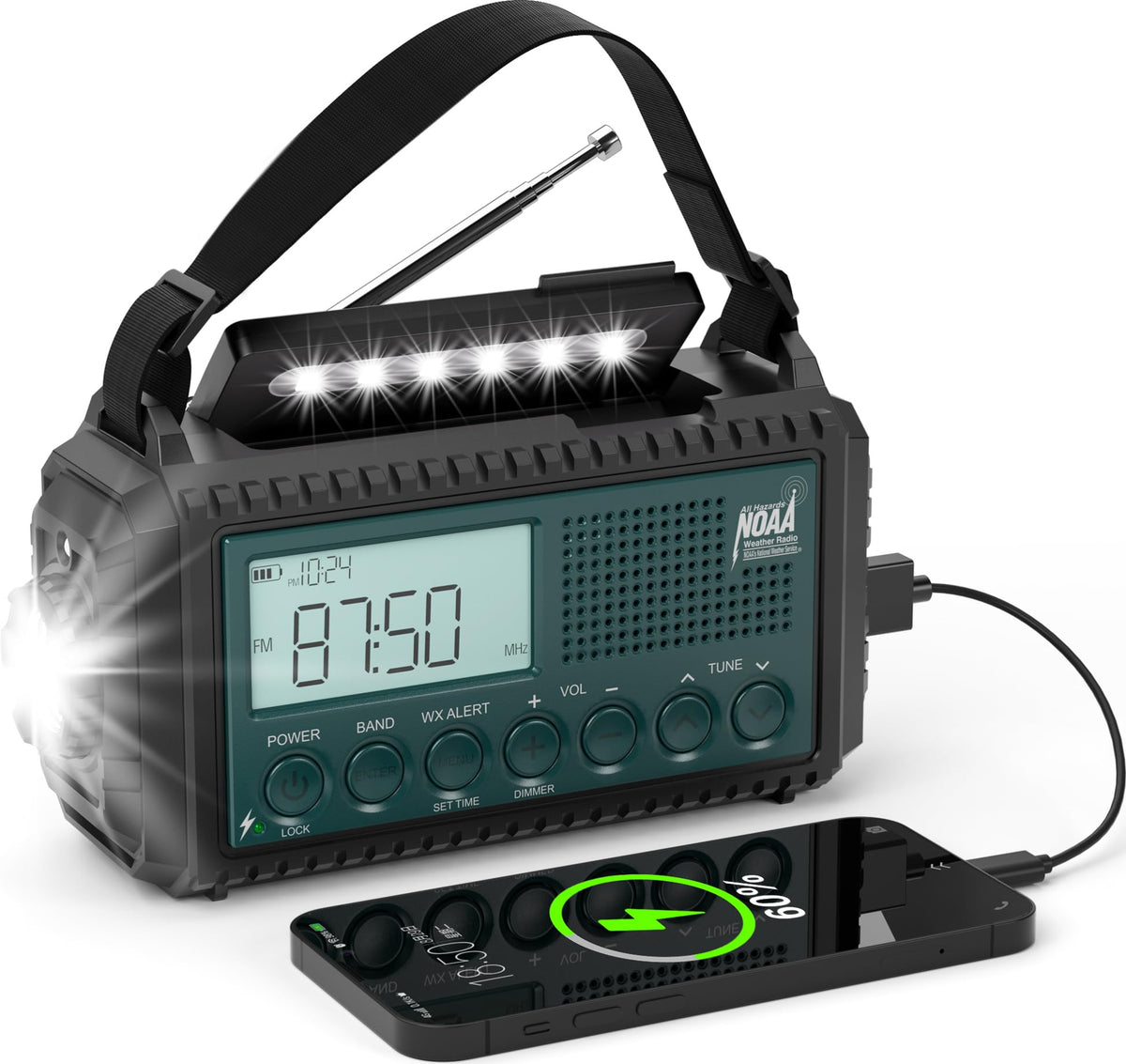 PPLEE front panel showing buttons and speaker for easy operation
