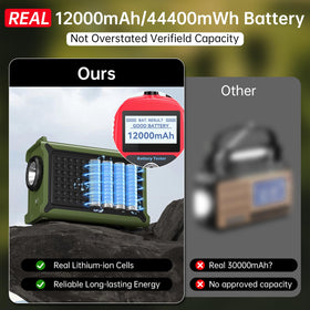 PPLEE next to smartphone for scale, battery power to charge mobile devices