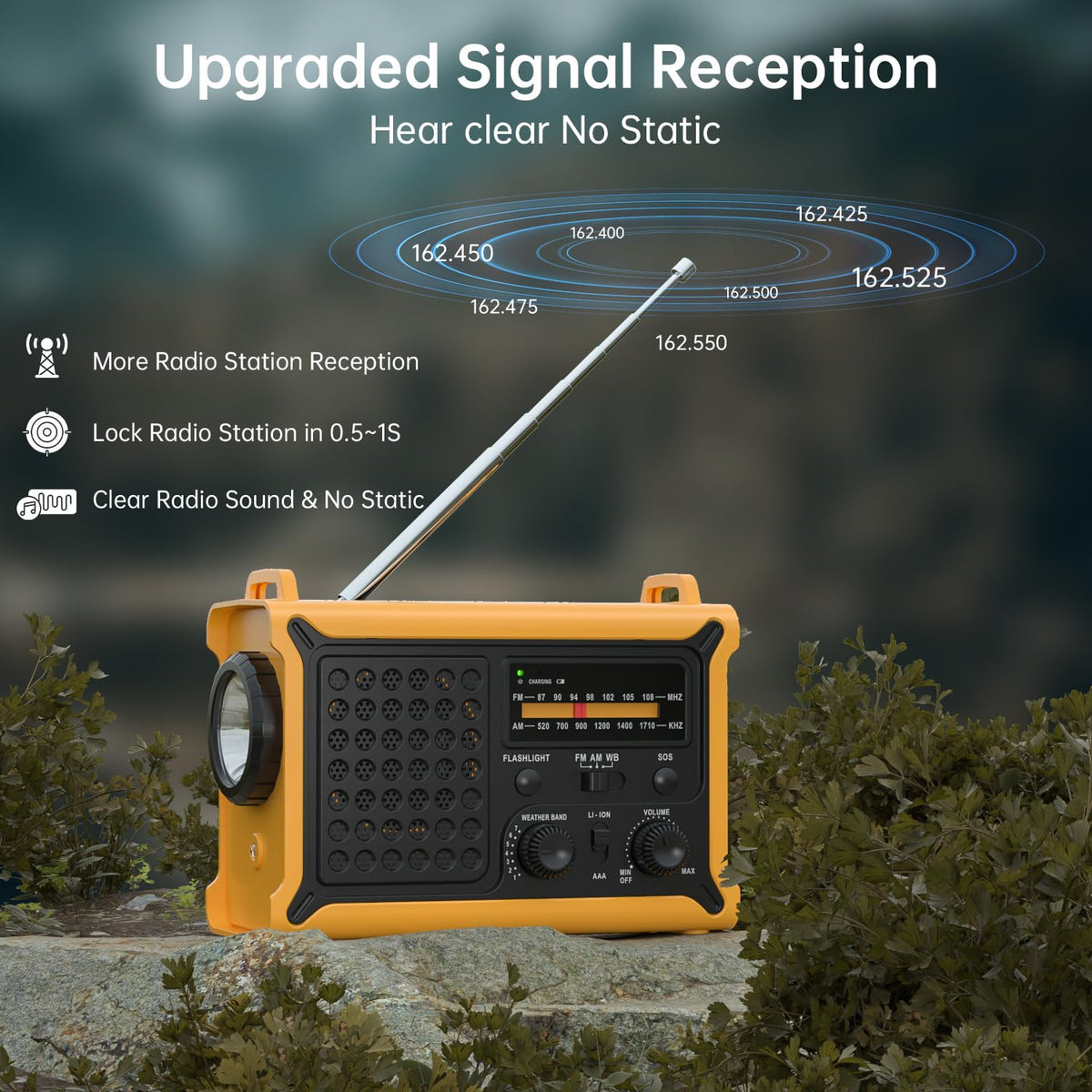 PPLEE solar panel extended capturing sunlight to recharge quickly