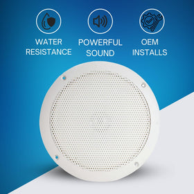 PQN Audio ECO50-4W cone detail shows waterproof construction
