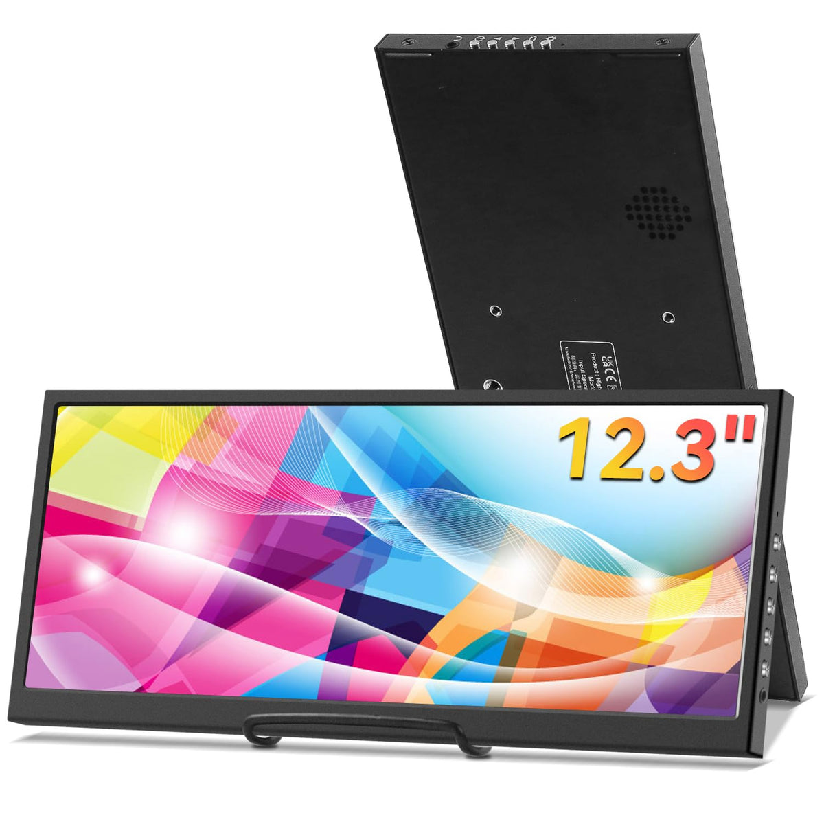 Prechen 12.3-inch IPS travel monitor for portable dual-screen productivity.