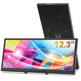 Prechen 12.3-inch IPS travel monitor for portable dual-screen productivity.