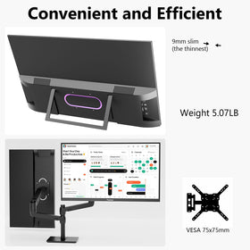 Prechen screen in portrait mode ideal for document scanning, coding, or reading long pages.
