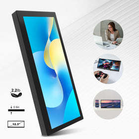 Prechen close-up of IPS panel texture, accurate colors and wide viewing angles benefit