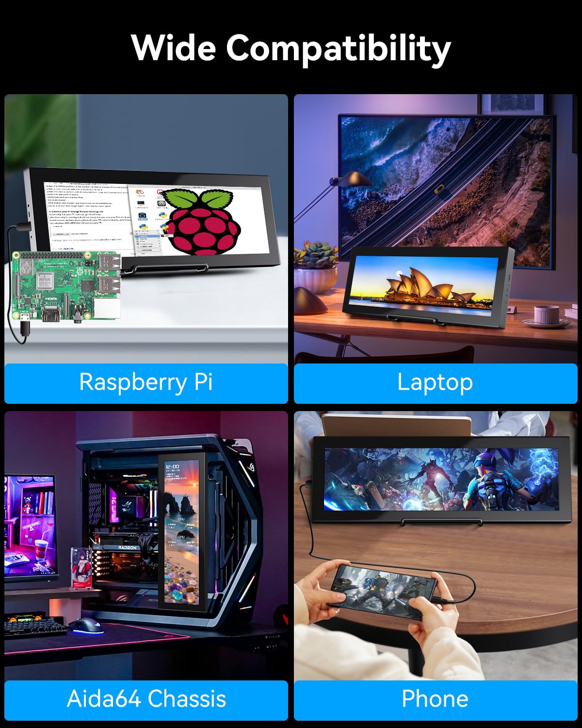 Prechen portable secondary monitor ideal for on-the-go laptops and rigs.