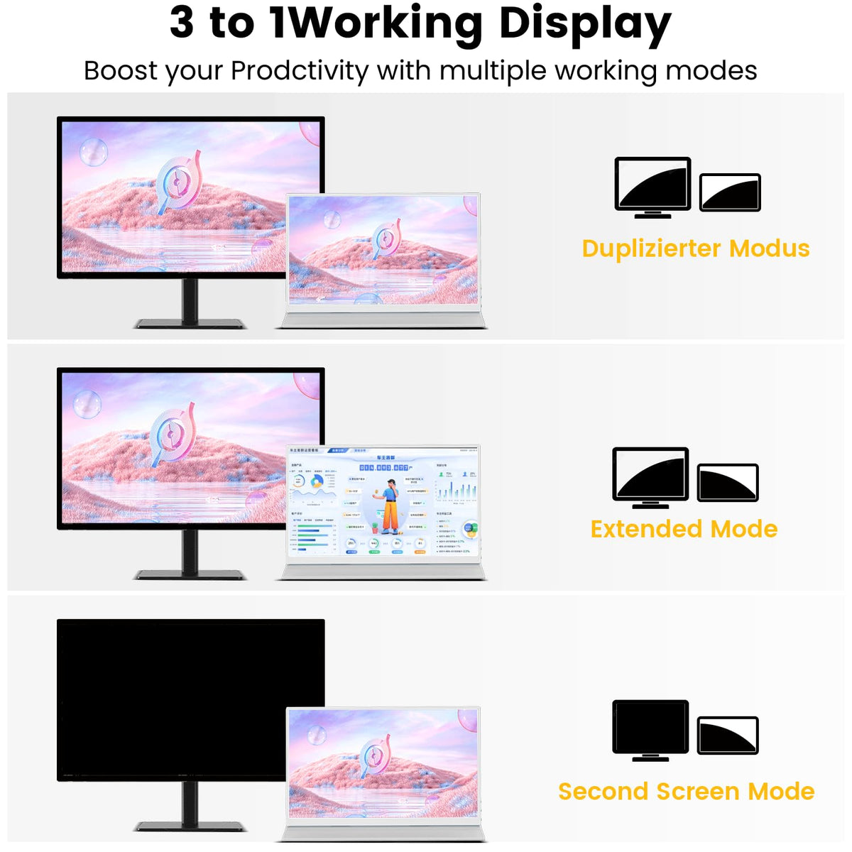 Prechen rear ports showing HDMI and USB-C for versatile connectivity