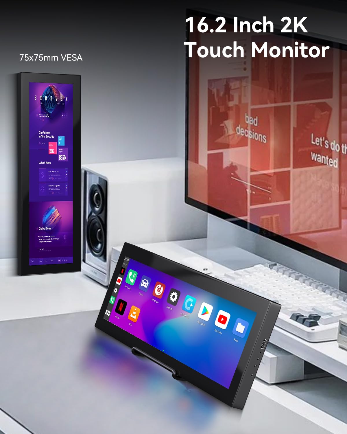 Prechen Windows compatibility with touch features streamlines control.
