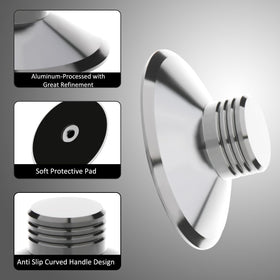 Durable aluminum alloy construction for long-lasting use.