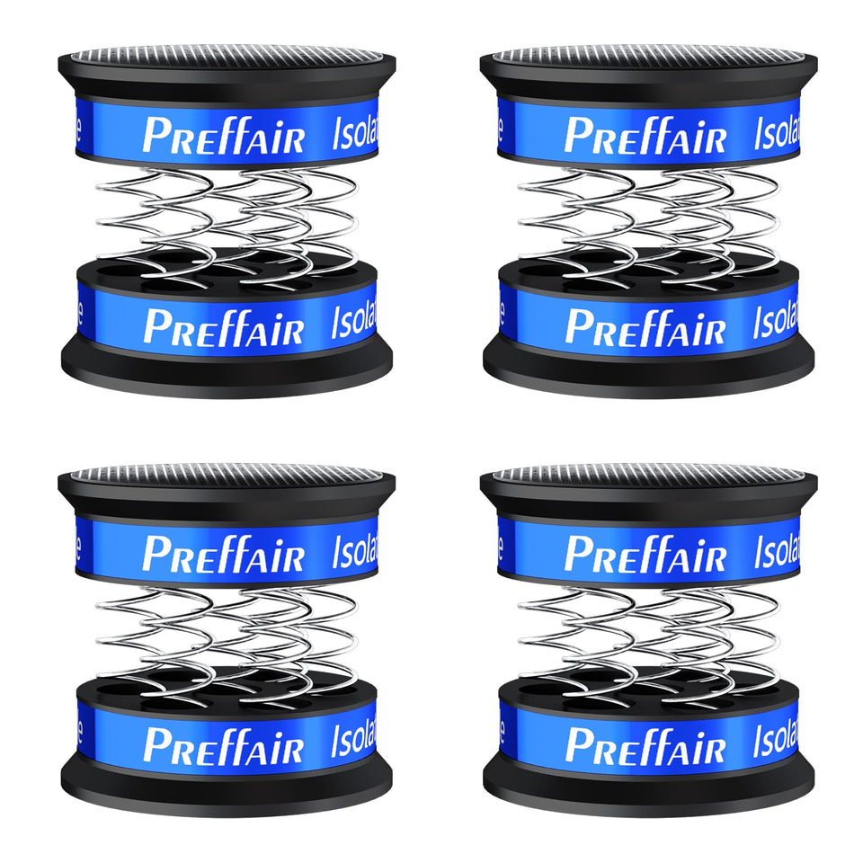 Preffair audiophile isolation feet package ready for vibration control setup