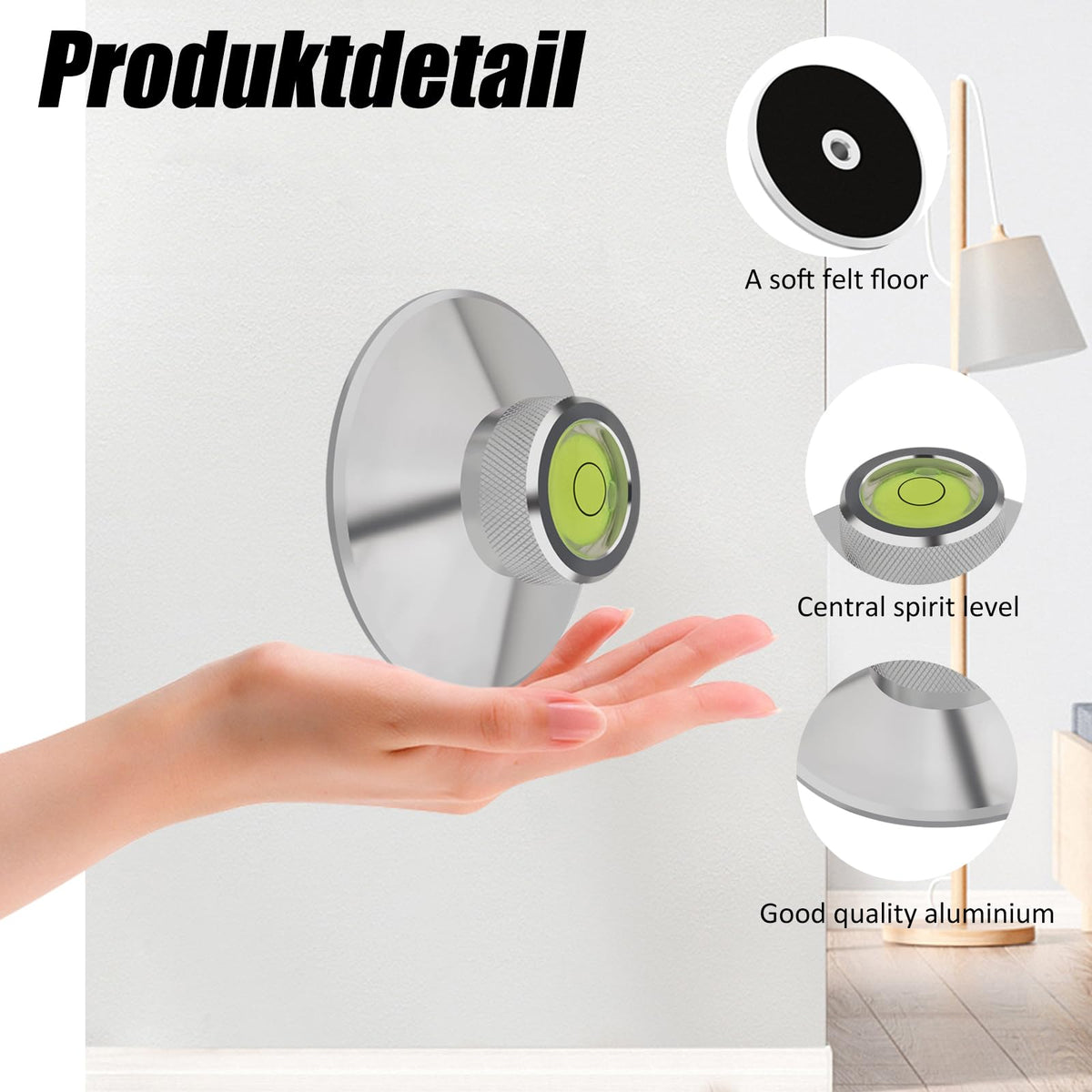 Preffair thread-bottom stabilizer ensures stable contact between platter and vinyl