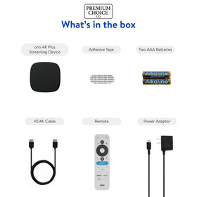 Premium Choice Co Onn 4K Plus Wi-Fi 6 setup for stable streaming.