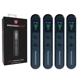 Prepared Hero Privacy Pen detects wireless signals during a room sweep for privacy.
