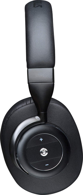 Built-in microphone enables hands-free calls without removing headphones.