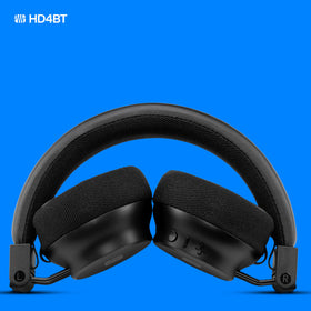 PreSonus Eris HD4BT earcup detail showing padding and driver grille for comfort and clarity