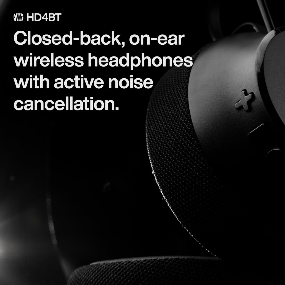 PreSonus Eris HD4BT side profile highlighting closed-back cup for better isolation