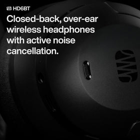 PreSonus Eris HD6BT earcup close-up highlighting cushioned seal for long comfort