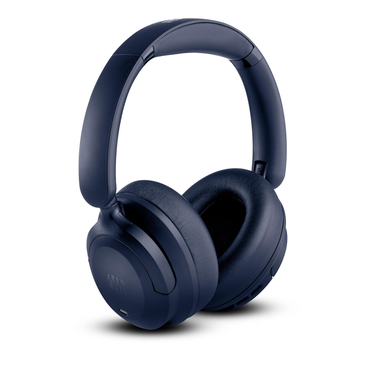 PreSonus Eris HD6BT front view showing midnight blue finish and closed-back isolation benefit