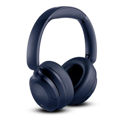 PreSonus Eris HD6BT front view showing midnight blue finish and closed-back isolation benefit
