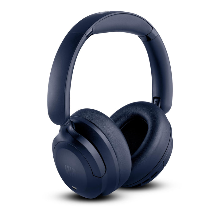 PreSonus Eris HD6BT front view showing midnight blue finish and closed-back isolation benefit