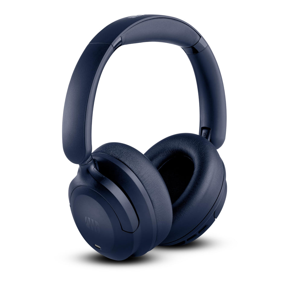 PreSonus Eris HD6BT front view showing midnight blue finish and closed-back isolation benefit