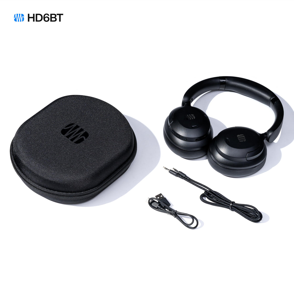 PreSonus Eris HD6BT wireless pairing on device screen showing easy Bluetooth setup