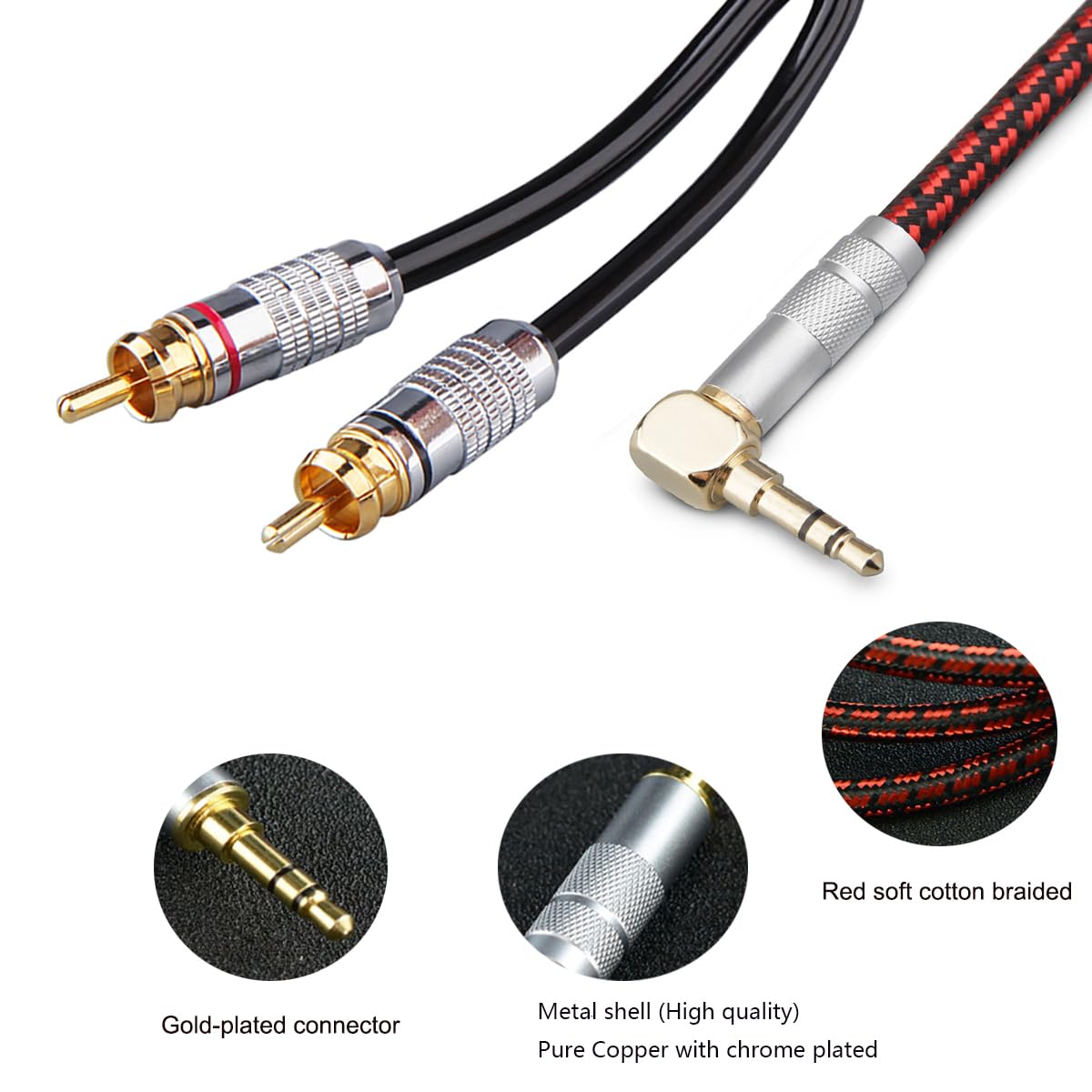 Primeda hi-fi setup cable connecting devices to amps and speakers