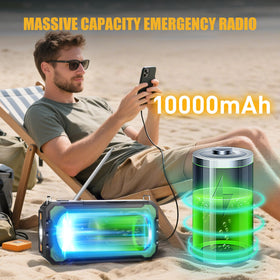 Pristar charging a smartphone via USB-C to provide emergency power