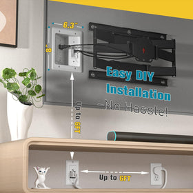 PRLF DIY installation hardware included for a complete setup.