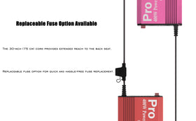 Pro Chaser close-up of USB‑C PD 65W and USB‑A QC 18W for fast charging