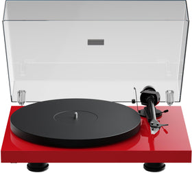 Closeup of the Debut EVO 2 platter showing craft and stability