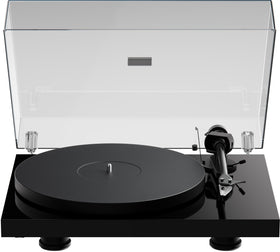 Pro-Ject Debut EVO 2 turntable in black shows refined design for premium vinyl playback