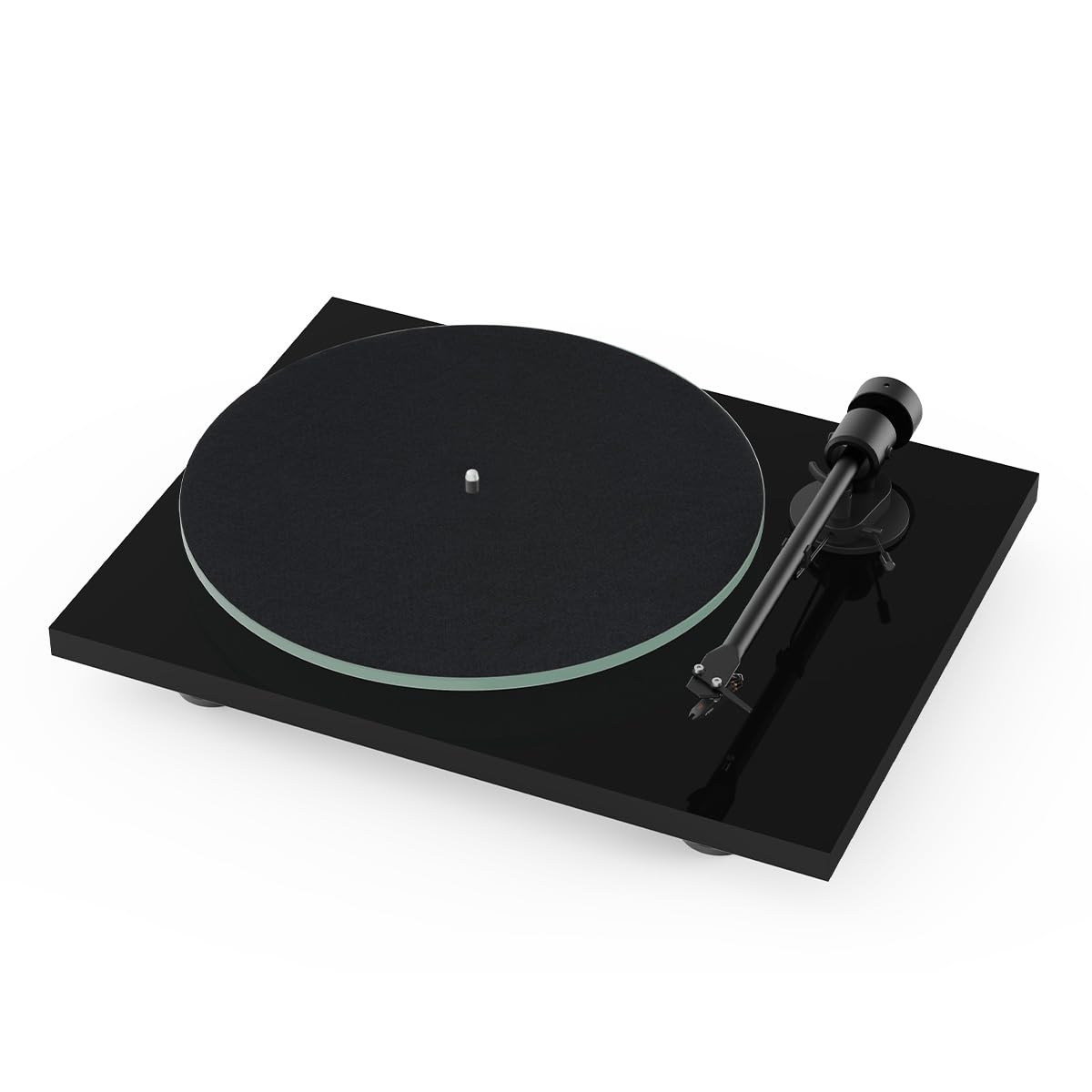 Pro-Ject T1 Evo plug-and-play setup for easy vinyl enjoyment.