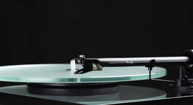 Pre-aligned cartridge on Pro-Ject T1 Evo for quick setup