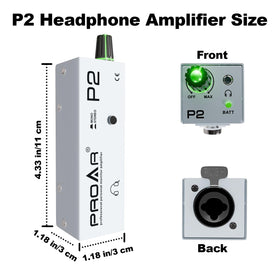 PROAR P2 metal clip design for rugged on-stage use