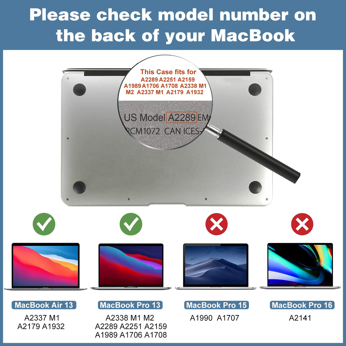 ProCase 13-inch MacBook Pro glass-protector close-up shows edge-to-edge coverage.