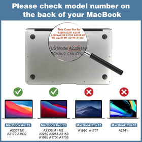 ProCase 13-inch MacBook Pro glass-protector close-up shows edge-to-edge coverage.