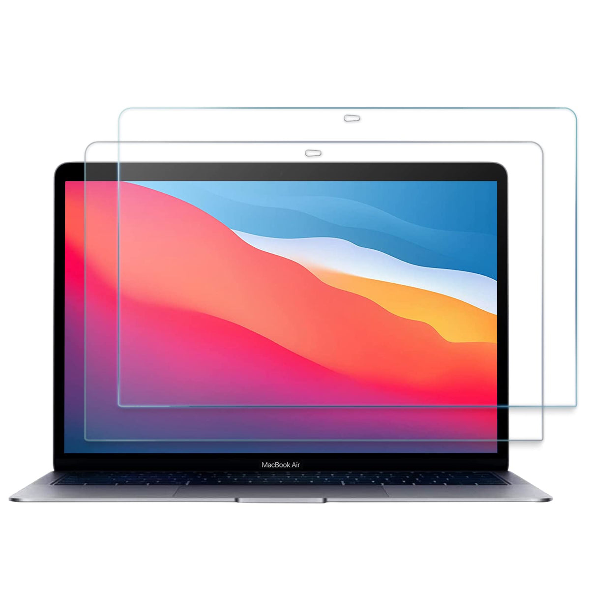 ProCase 2-pack screen-protector for 13-inch MacBook Air keeps display crystal clear.