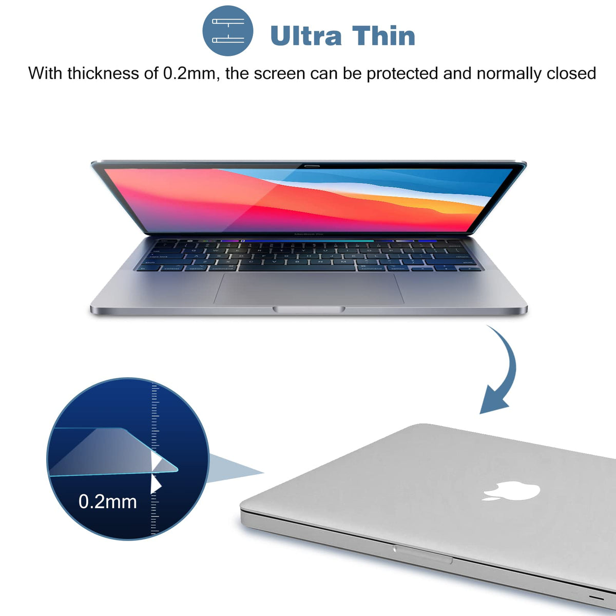 ProCase hydrophobic and oleophobic coating minimizes fingerprints on the screen.
