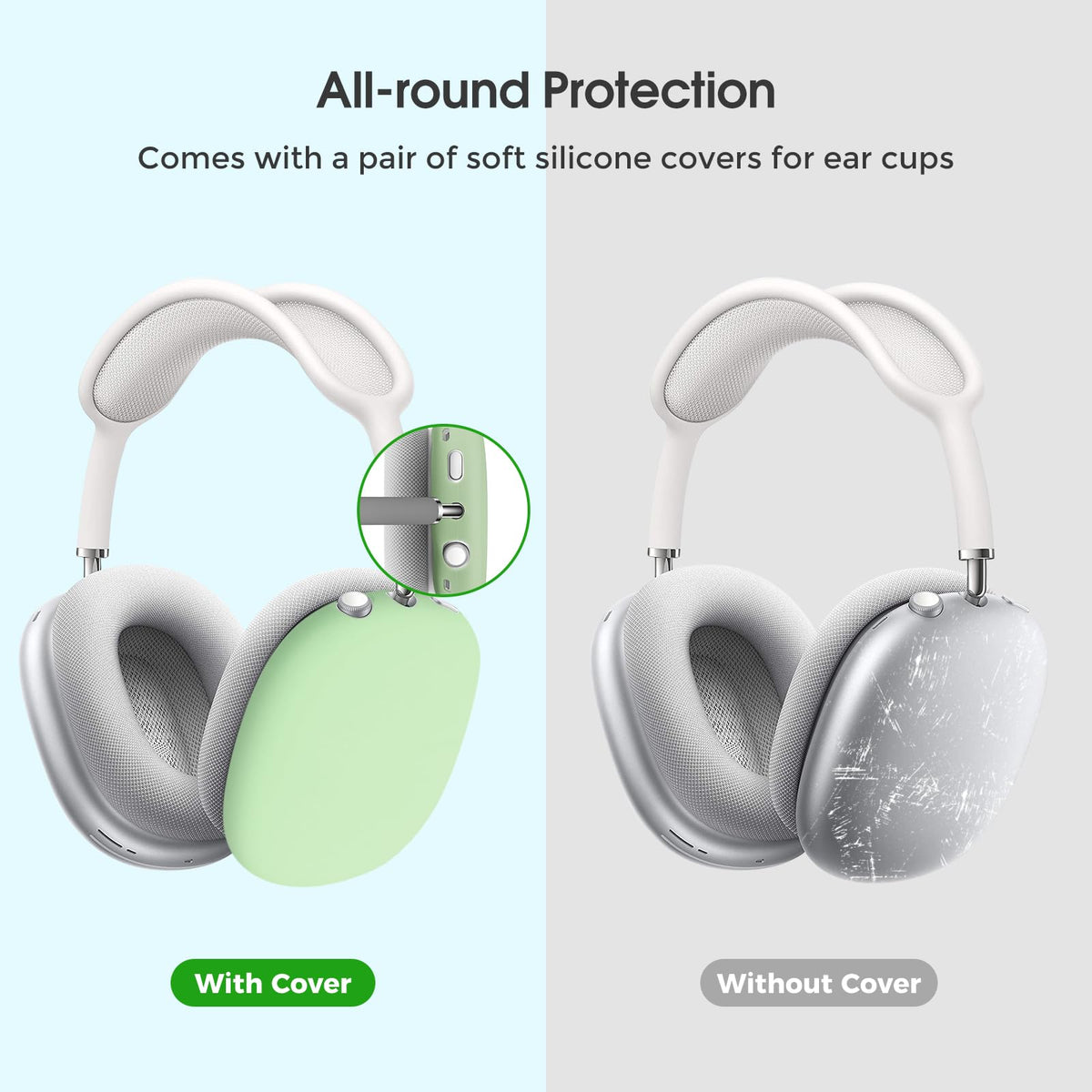 ProCase AirPods Max case soft lining cushions against bumps