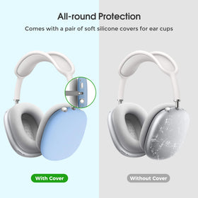 Interior view of ProCase AirPods Max case with soft lining.
