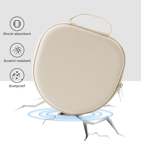 ProCase AirPods Max Starlight mesh pocket keeps cables neatly organized.