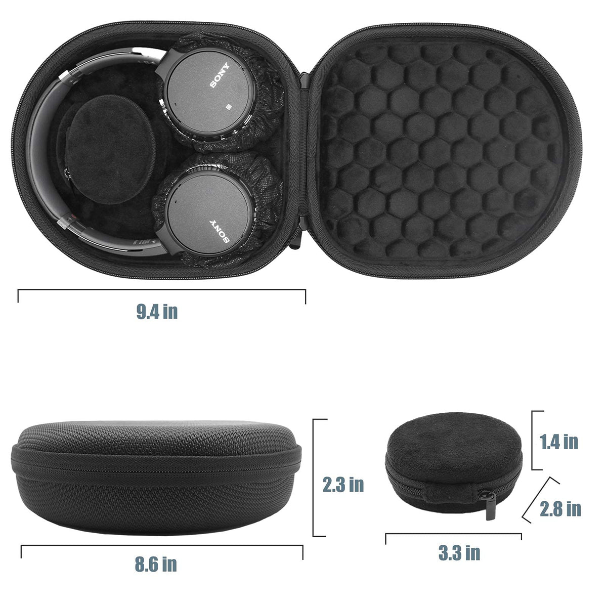 ProCase dust covers help keep headphones dust-free between uses.