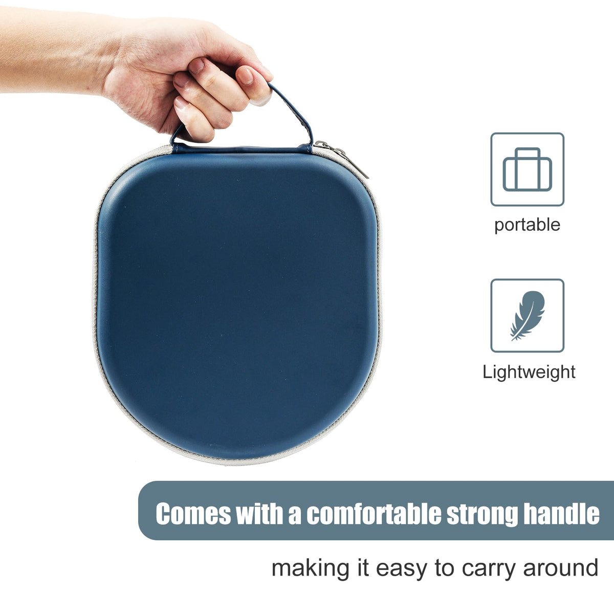 ProCase ergonomic handle makes carrying effortless.