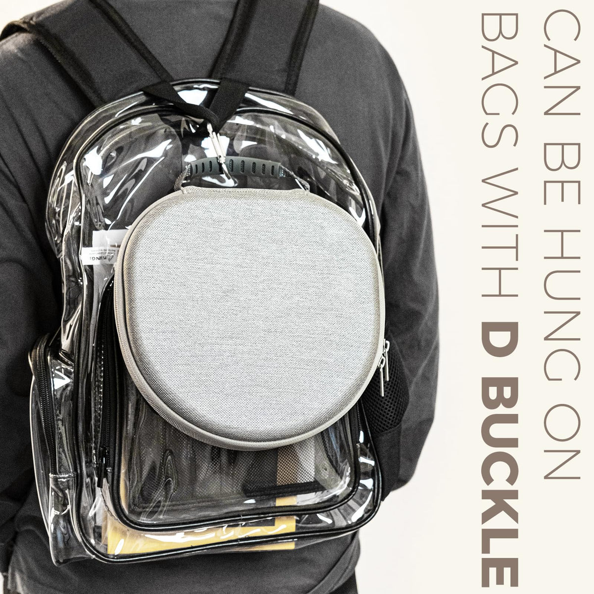 ProCase grey travel storage bag keeps everything neatly stored