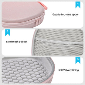 ProCase built-in mesh pocket keeps cables and small accessories neatly organized