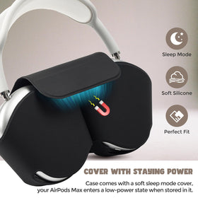 ProCase open view showing interior mesh pocket storing cable and small accessories neatly
