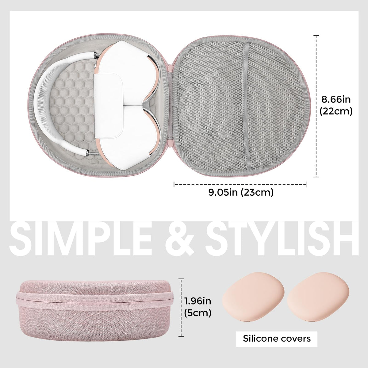 ProCase shockproof EVA shell in pink safeguards against impacts